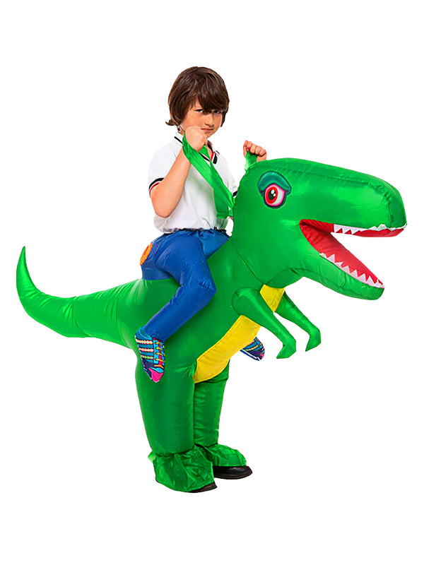 Traje Adulto Inflable Dino Ride  X 1 Unidad