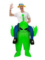 Traje Adulto Inflable Alien Ride X1Uni