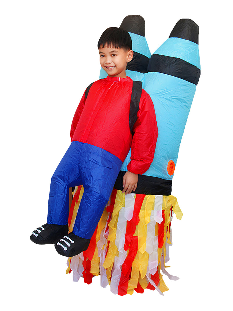 Traje Infantil Inflable Rocket 120 - 150  X 1 Unidad