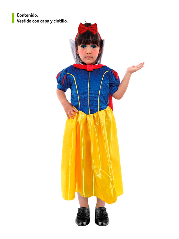 Traje Infantil Princesa Azul