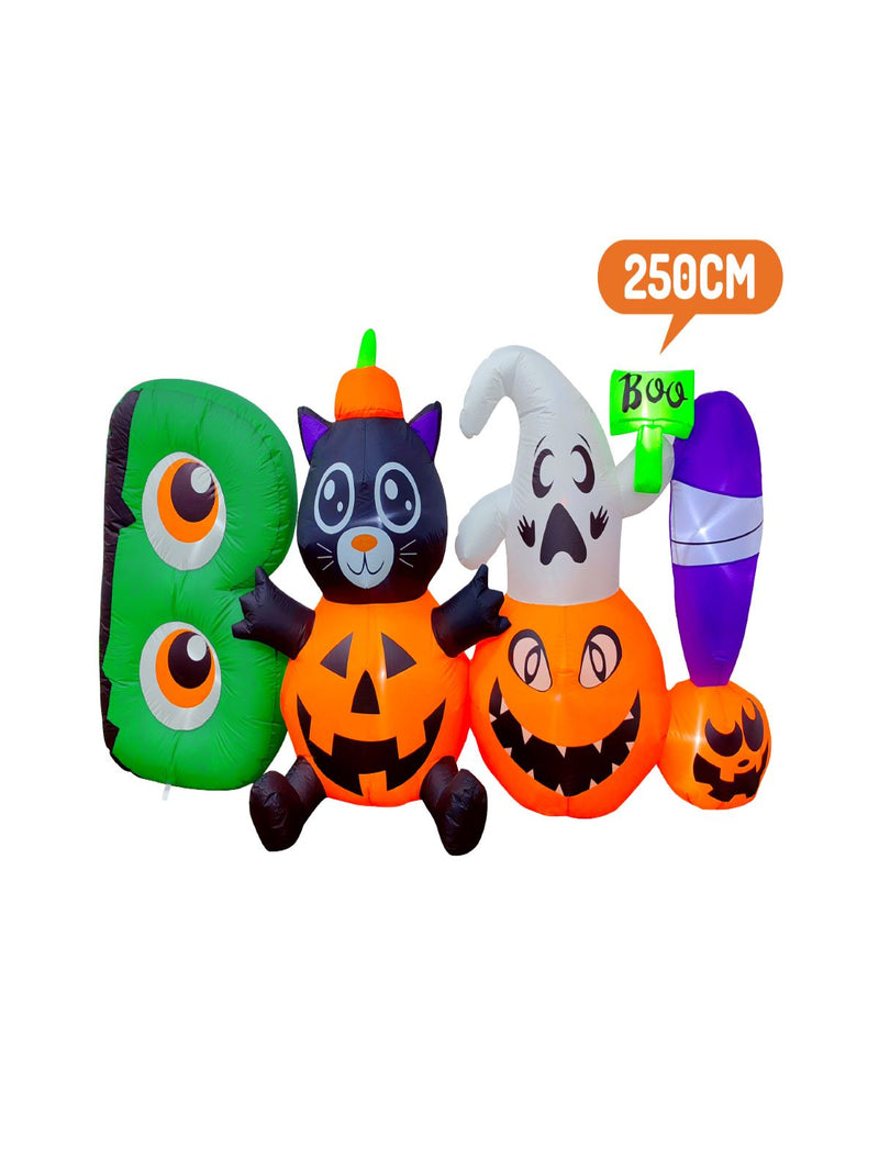Deco Boo Inflable Led 210 Cm
