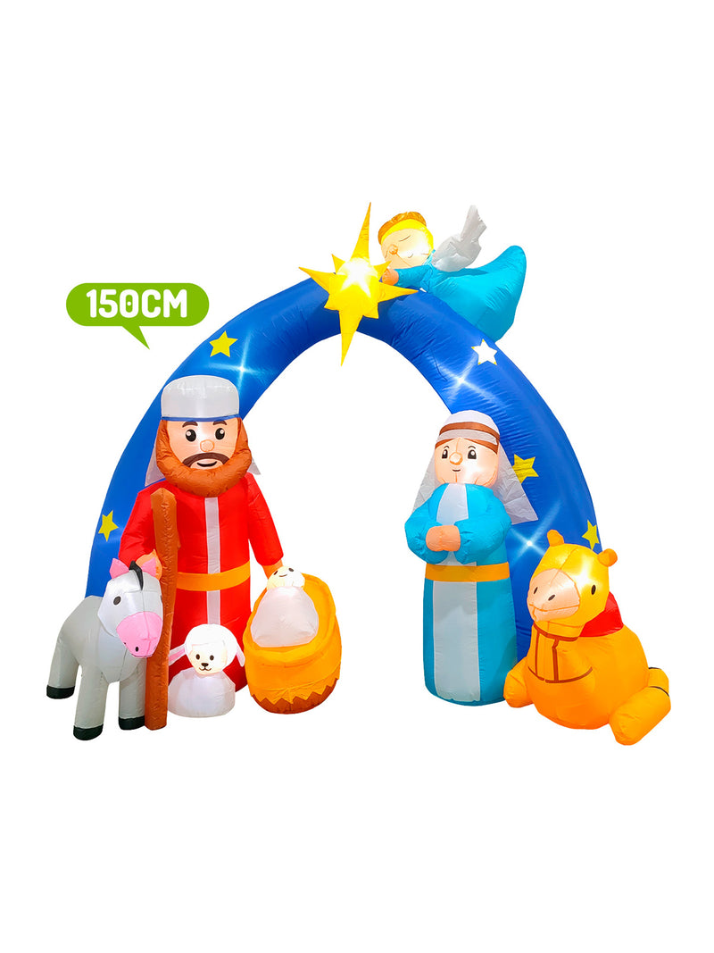 Deco Pesebre Inflable Led 240Cm