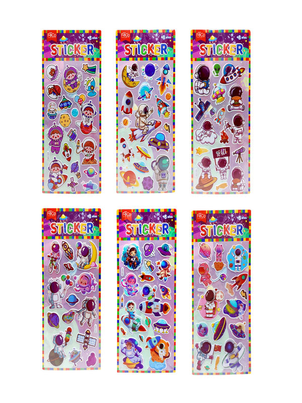 Sticker Infantil X 12 Unidades