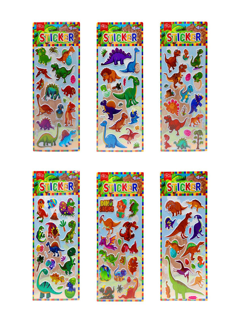 Sticker Infantil X 12 Unidades