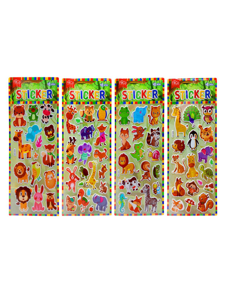 Sticker Infantil X 12 Unidades