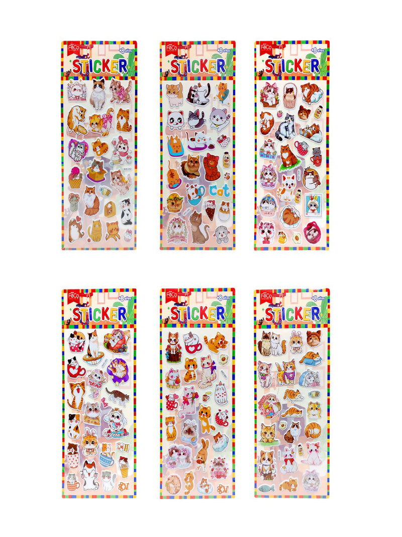 Sticker Infantil X 12 Unidades