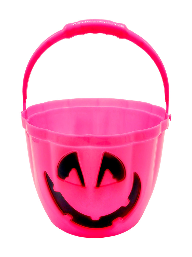 Canasto Plastico  23X16 CM Calabaza led X 1 Unidad