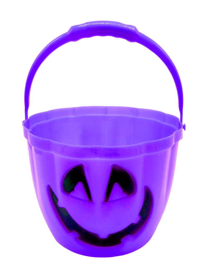 Canasto Plastico  23X16 CM Calabaza led X 1 Unidad