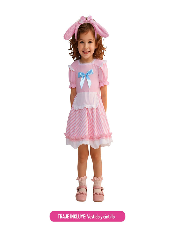 Traje Infantil Conejito Rosado