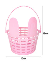 Canasto Plastico Orejas 17X19 CM PASTEL  X 1 Unidad