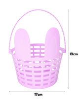 Canasto Plastico Orejas 17X19 CM Pastel  X 1 Unidad
