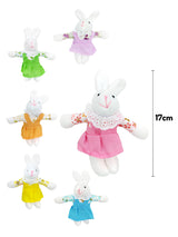 Deco Conejo 17 Cm Falda X 12 Unidades