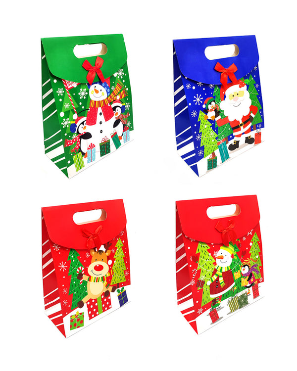 Bolsa de Regalo Velcro Navidad Infantil 12pcs