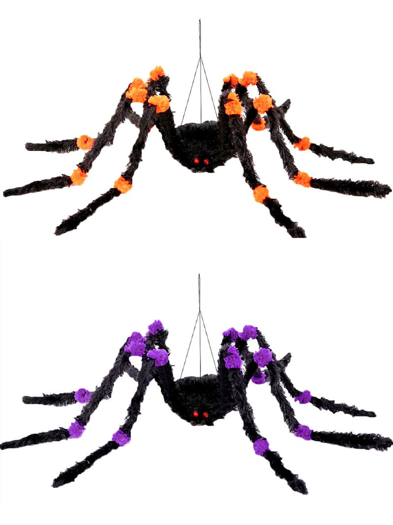 Adorno Halloween Araña 120 Cm 1 Unidad