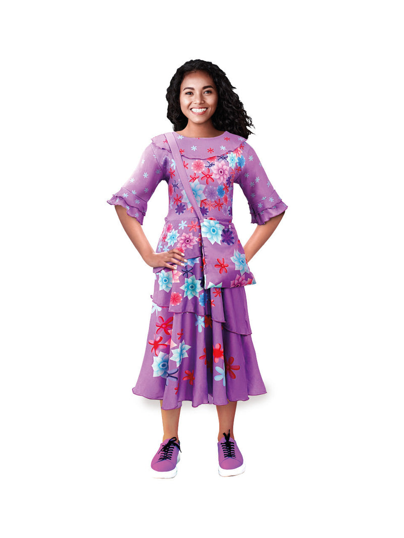 Disfraz Adulto Floreada Violeta Moral