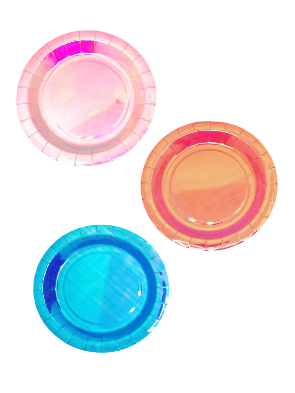 Plato Carton 7 Nacarado 6 Unidades