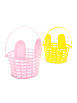 Canasto Plastico Orejas 17X19 CM PASTEL  X 1 Unidad