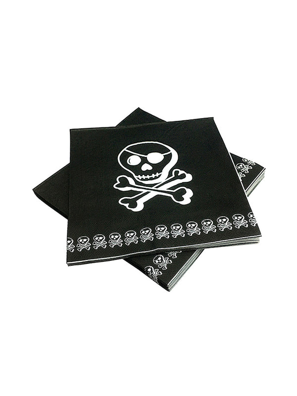 Servilletas Halloween Calabera 20 Unidades