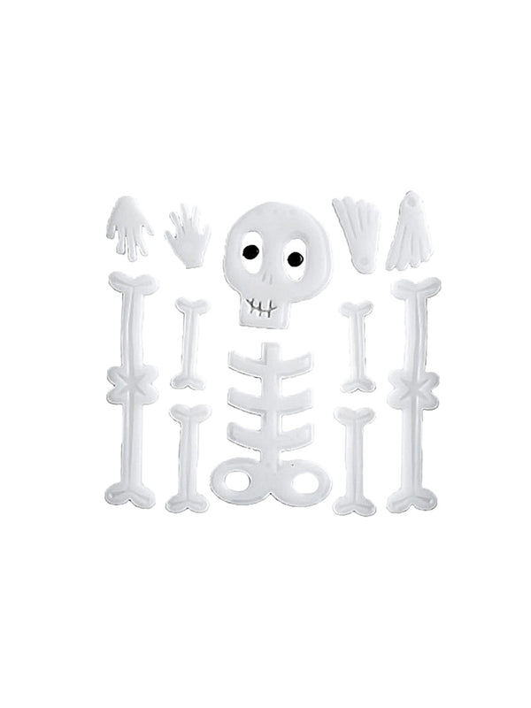 Pegatina Gel Halloween Esqueleto 1pcs
