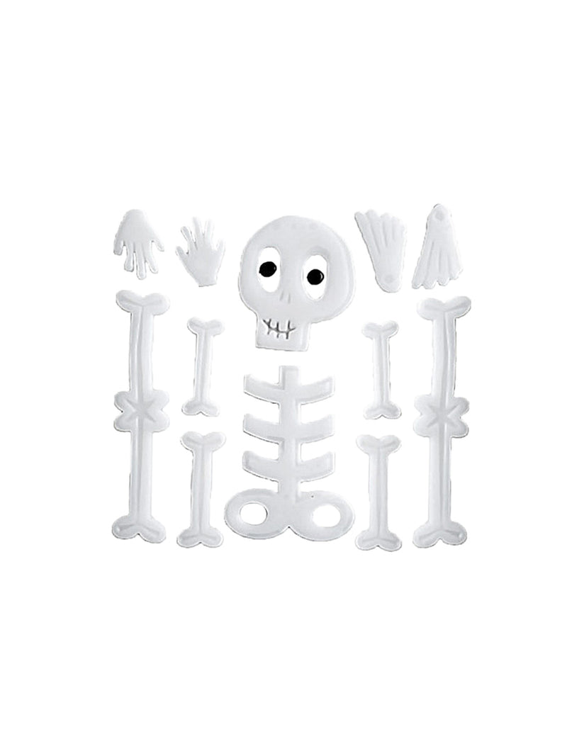 Pegatina Gel Halloween Esqueleto 1 Unidad