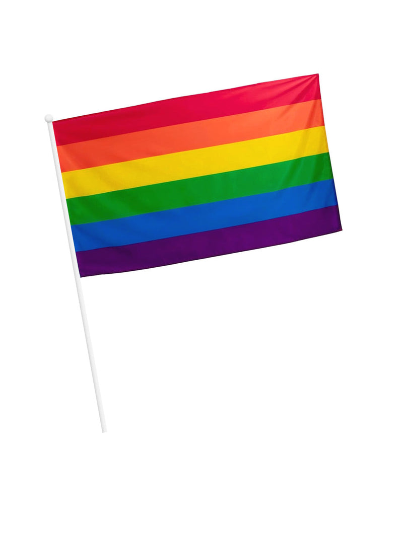 Bandera Diversidad Arcoiris 60 X 90 Cm 12 Unidades