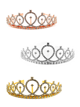 Corona Tiara Metálica Princesa 1 Unidad