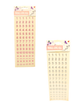 Adhesivo Facial Bling Números 1 Unidad