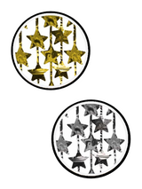 Cortina Metálica Estrellas 2 Metros x 1 Metro 1 Unidad