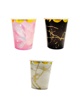 Vaso Cartón 7 OZ Marmoleado 6 Unidades