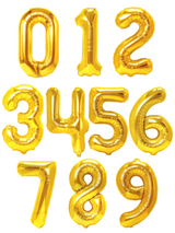 Globo Metálico 32´ Numero Dorado 1 Unidad