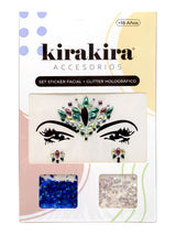 Adhesivo Facial + Glitter Holografico 1 Unidad