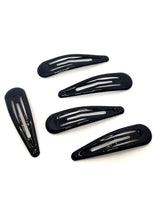 Pinche Tictac 7 Cm Acrilico Negro 5 Unidades