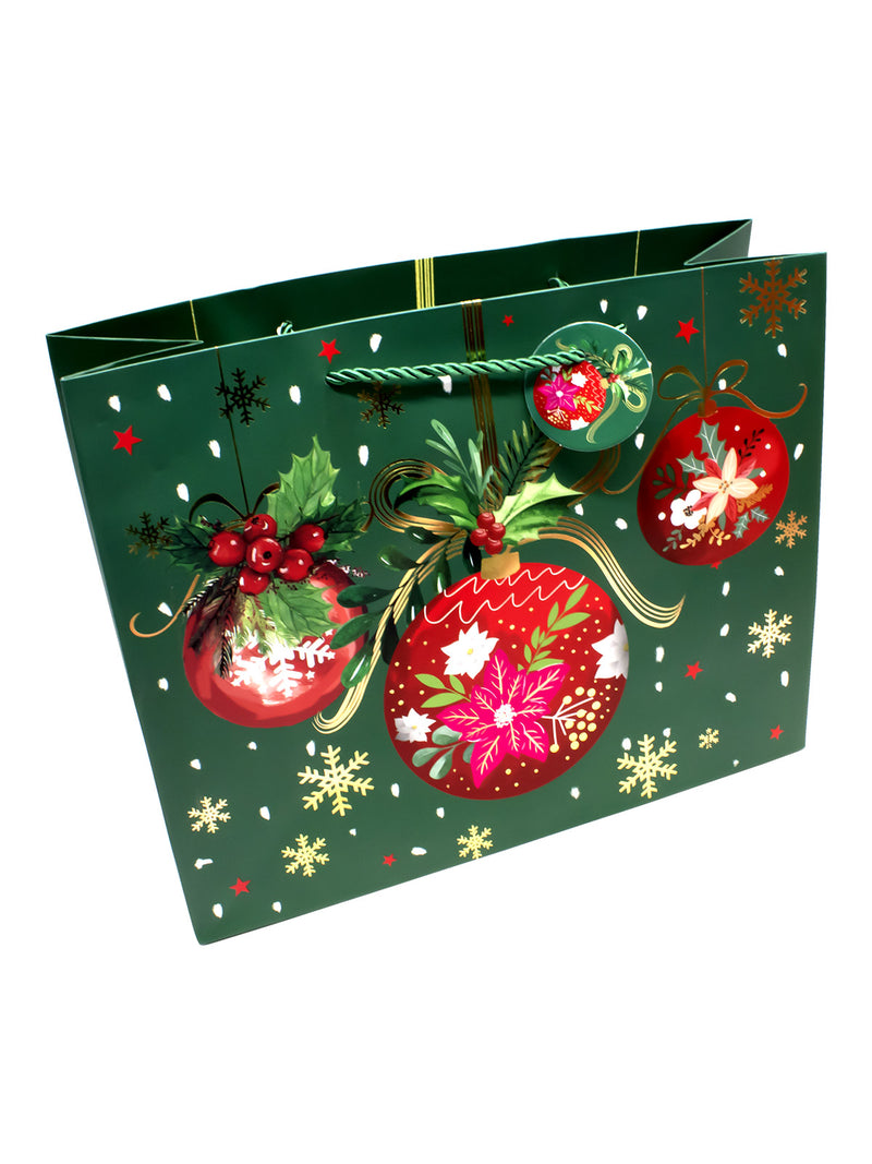 Bolsa de Regalo Navidad Gold 12 Unidades Diseños Surtidos