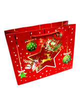 Bolsa de Regalo Navidad Gold 12 Unidades Diseños Surtidos