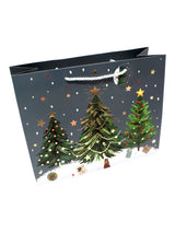 Bolsa de Regalo Navidad Gold 12 Unidades Diseños Surtidos