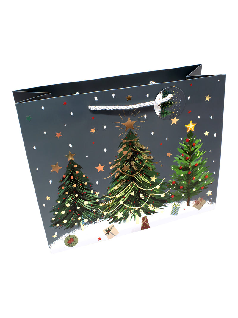 Bolsa de Regalo Navidad Gold 12 Unidades Diseños Surtidos