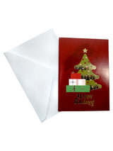 Tarjeta Navideña 9.5 x 13.5 Cm Merry Christmas 12  Piezas