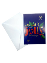 Tarjeta Navideña 9.5 x 13.5 Cm Merry Christmas 12  Piezas