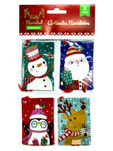 Tags Navideño 8 Piezas Diseños Surtidos