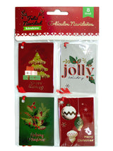Tags Navideño 8 Piezas Diseños Surtidos