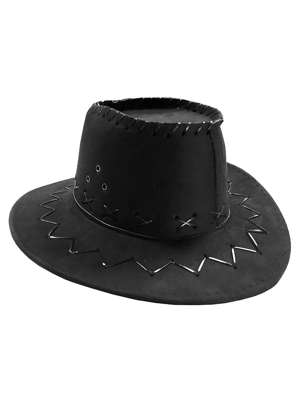 Sombrero Vaquero Niño Negro 1 Unidad