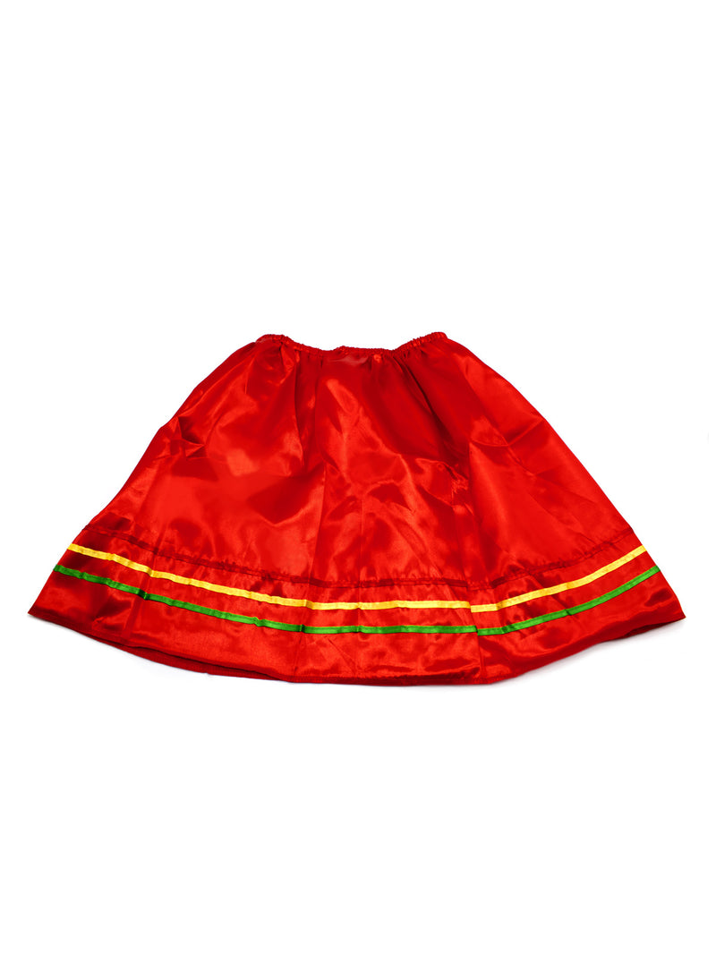 Traje Nortino Niña Rojo 1 Unidad