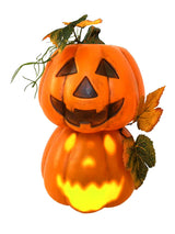 Calabaza Doble Habladora Animatronics 28 Cm Halloween