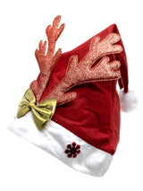 Gorro Pascuero Reno Glitter 12 Unidades