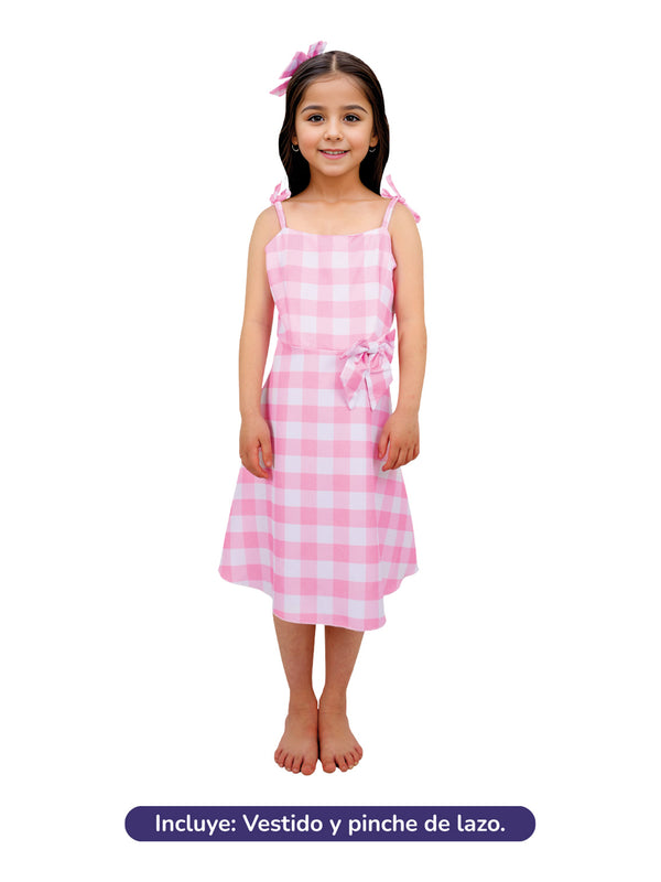 Disfraz Infantil Vestido Muñeca Cuadrille