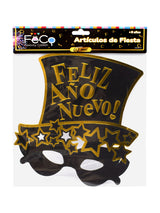 Mascara Sombrero Copa Feliz Año Nuevo 2 Piezas