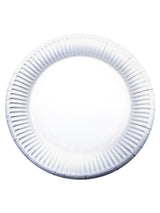 Plato Cartón 7 Blanco 50 Unidades