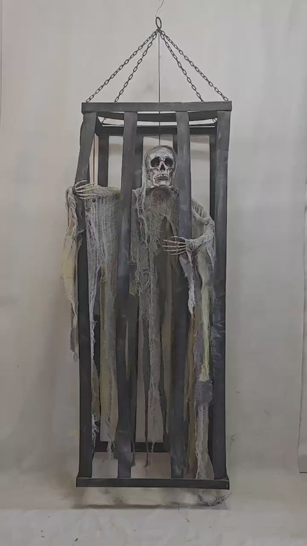 Esqueleto Enjaulado Animatronics 200 Cm X 1 Unidad