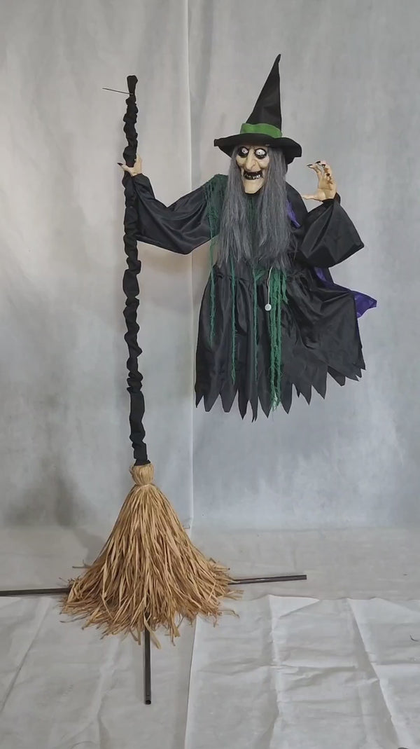 Bruja Flotando Animatronics 183Cm X 1 Unidad