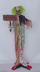 Payaso Beware Animatronics 170 Cm X 1 Unidad